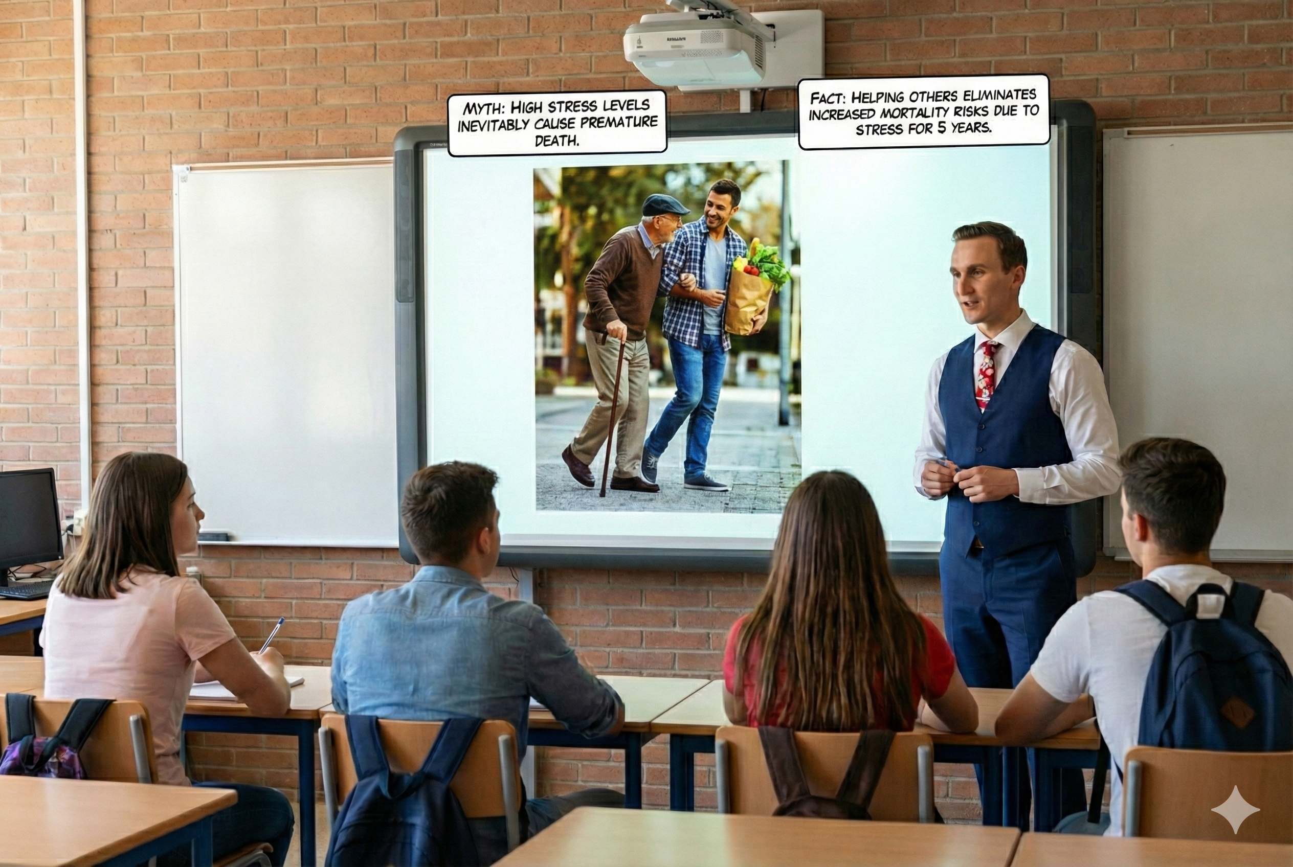 Helping others and stress